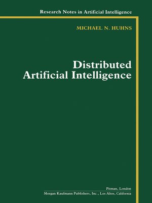 cover image of Distributed Artificial Intelligence, Volume 1